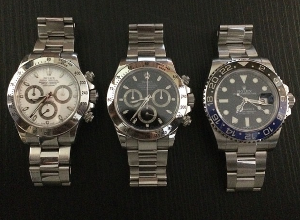 Rolex Daytona Siyah ve Beyaz Kadran, Gmt Master 2 Batman Modeli