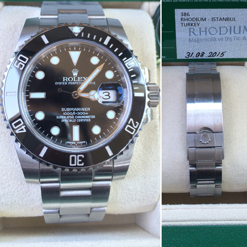 Rolex Submariner 2015 Çelik